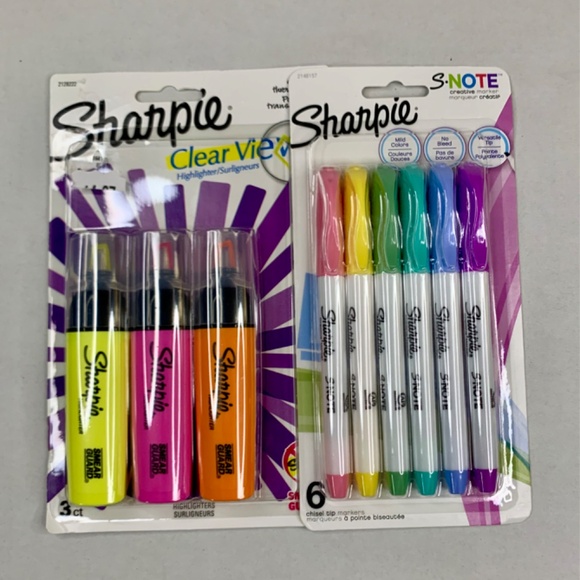 School Office College Crafting Hobby Supplies Bundle Sharpie charger ties - Picture 2 of 13